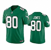 Men & Women & Youth Philadelphia Eagles #80 Julio Jones Green 2023 F.U.S.E. Throwback Vapor Untouchable Limited Jersey,baseball caps,new era cap wholesale,wholesale hats